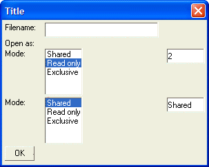 Listboxes